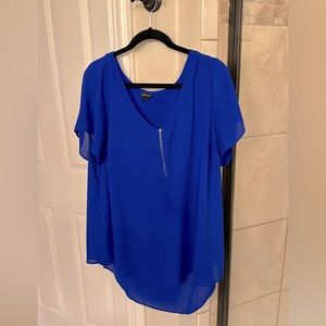 Size 2 torrid blue zipper front
